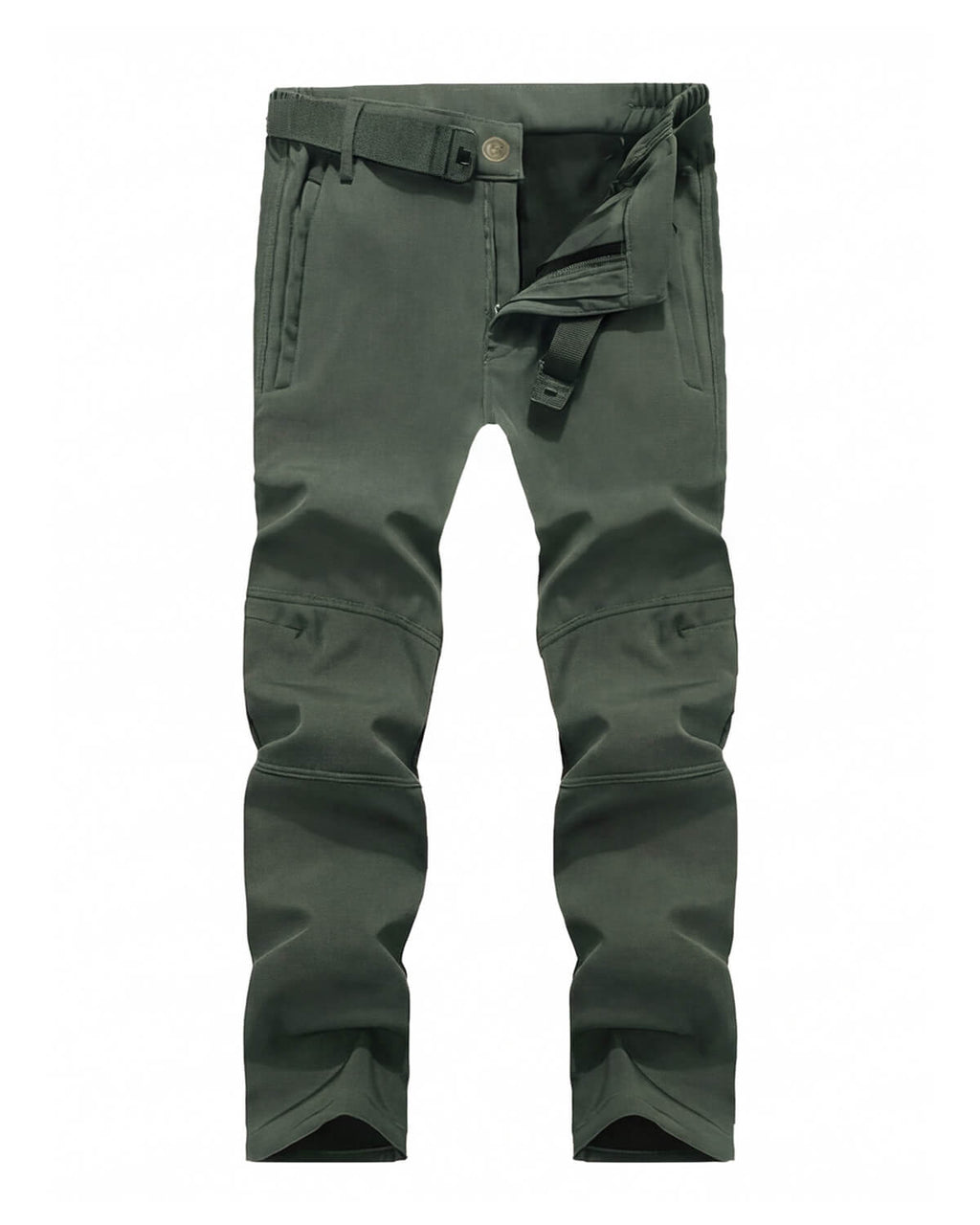 Hooded Hiking Jacket and Pants with Multiple Zipper Pockets