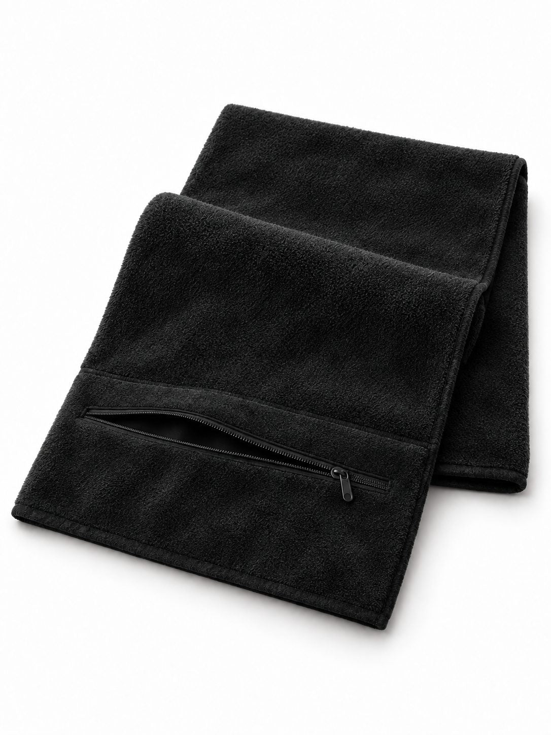 Microfiber Workout Towel with Zipper Pocket
