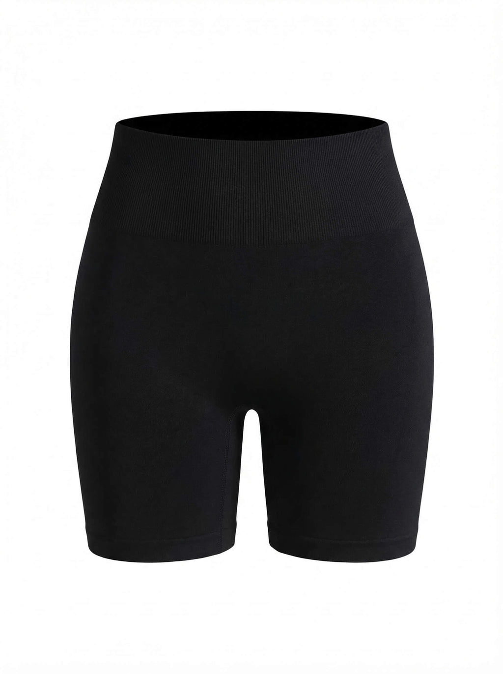 High-Waisted Seamless Workout Shorts with Stretch Fit
