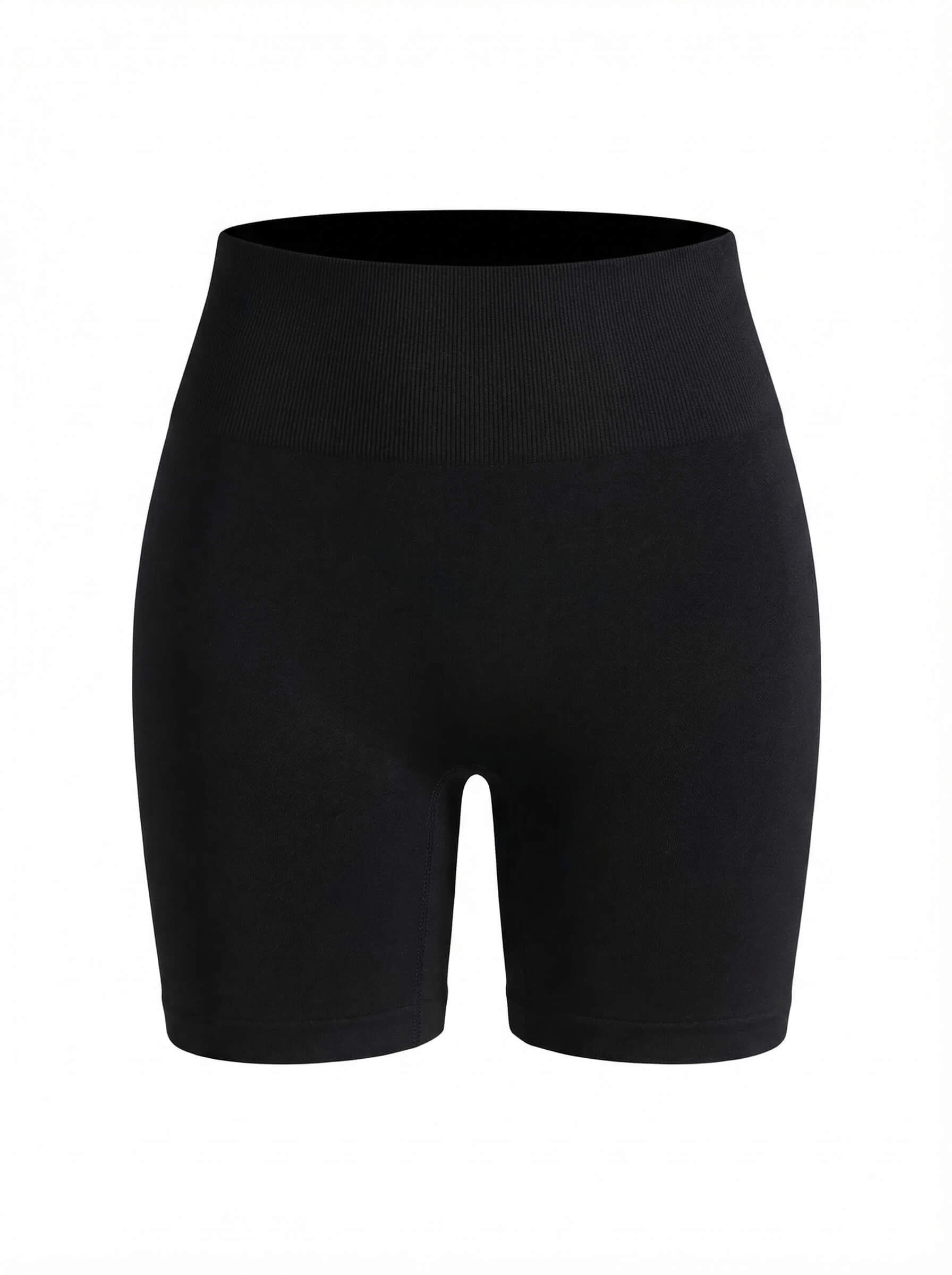 High-Waisted Seamless Workout Shorts with Stretch Fit