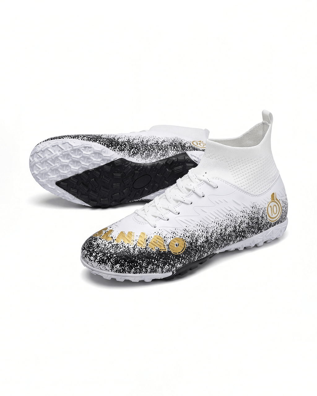 Soccer Turf Cleats with Sock Collar and Lugs