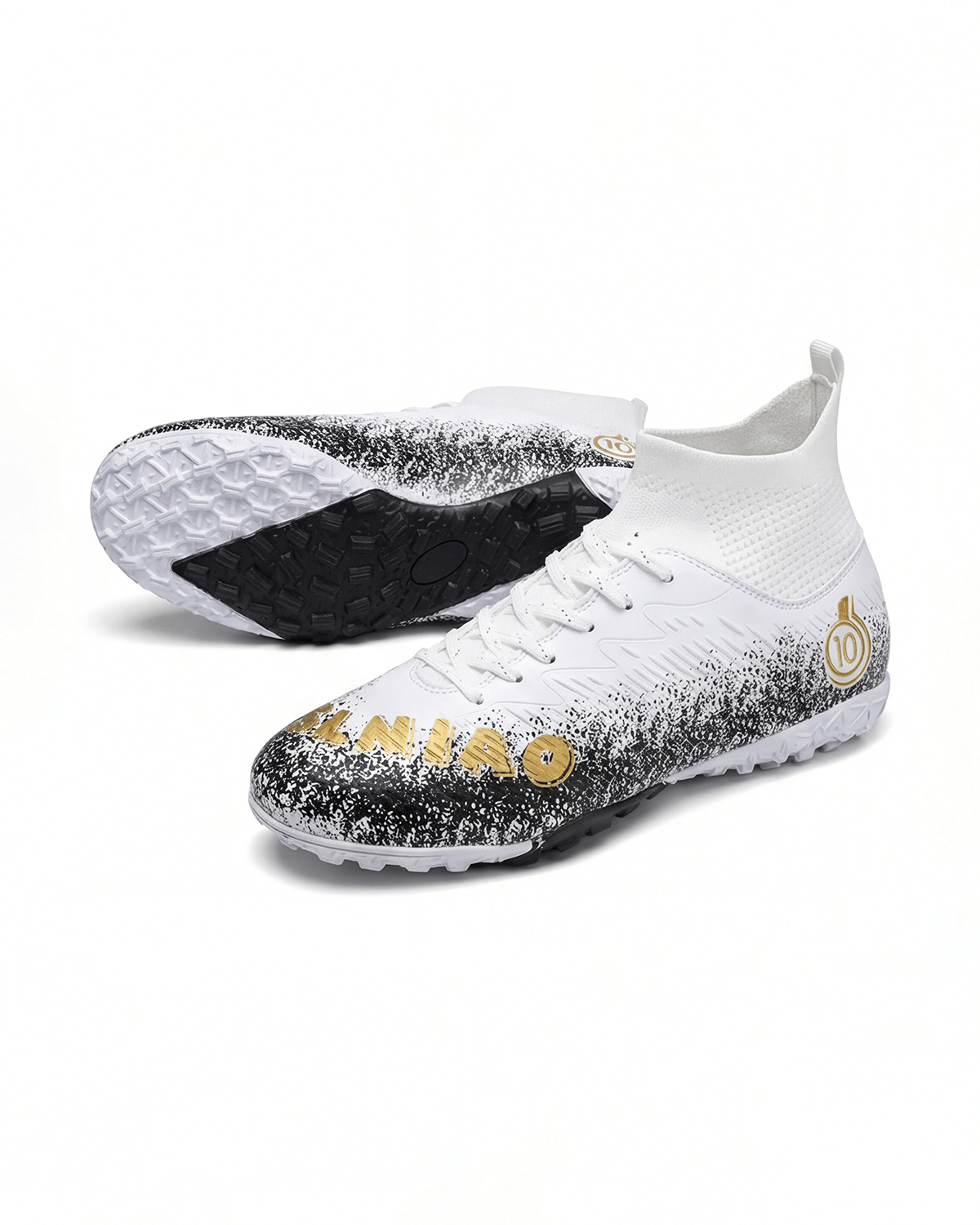 Soccer Turf Cleats with Sock Collar and Lugs