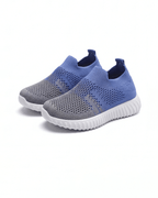 Kids Slip-On Running Sneakers with Breathable Knit Upper