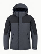 Insulated Hooded Winter Hiking Jacket