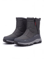 Mid-Height Snow Boots with Side-Zip Entry