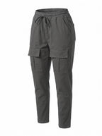 Women's Stretch Cargo Joggers with Drawstring Waist