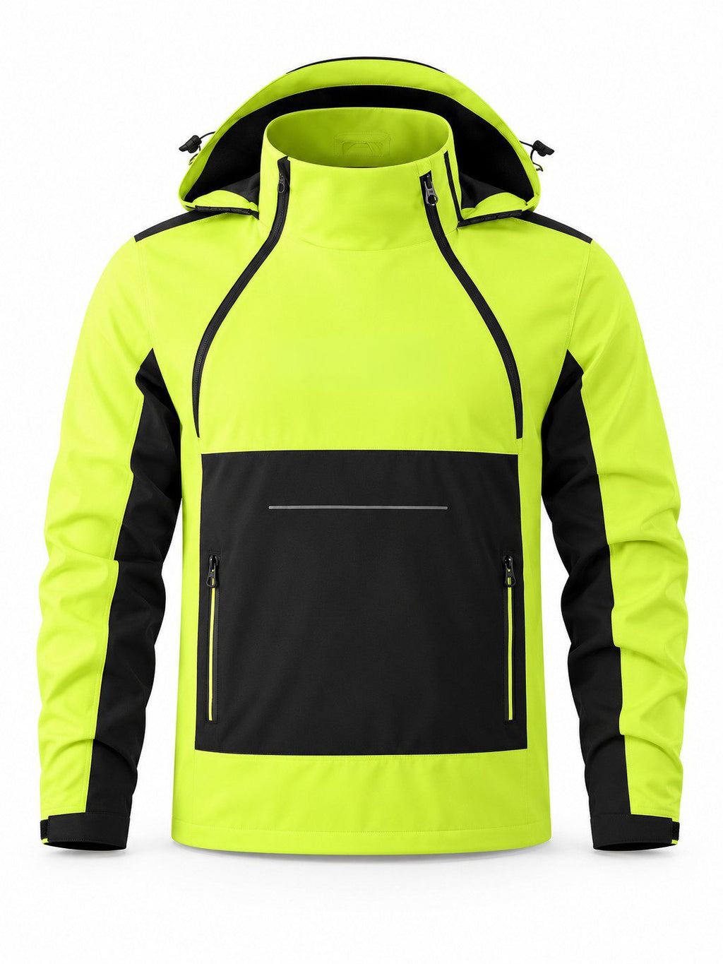 Hooded Softshell Anorak Hiking Jacket