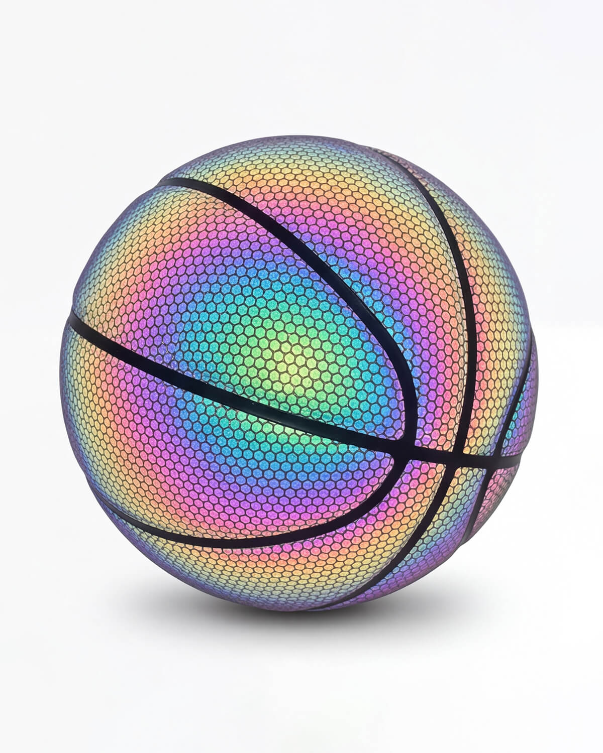 Reflective Luminous Basketball for Training and Play