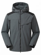 8000mm Waterproof Hiking Shell with Adjustable Hood