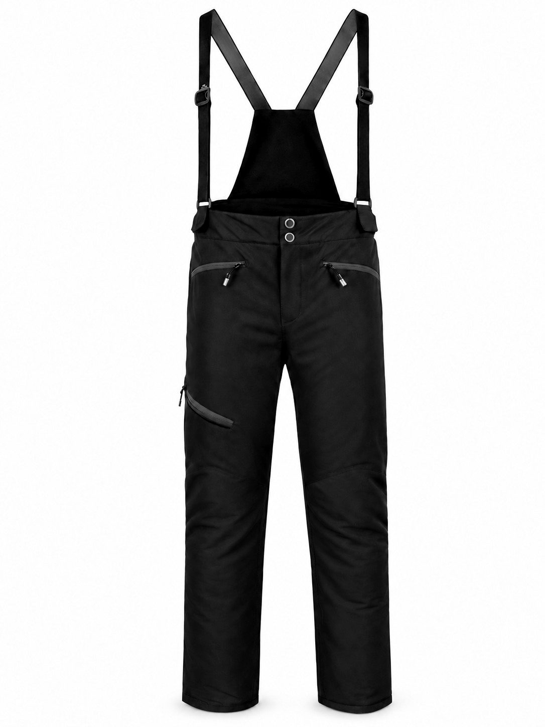 Insulated Snow Pants with Detachable Suspenders