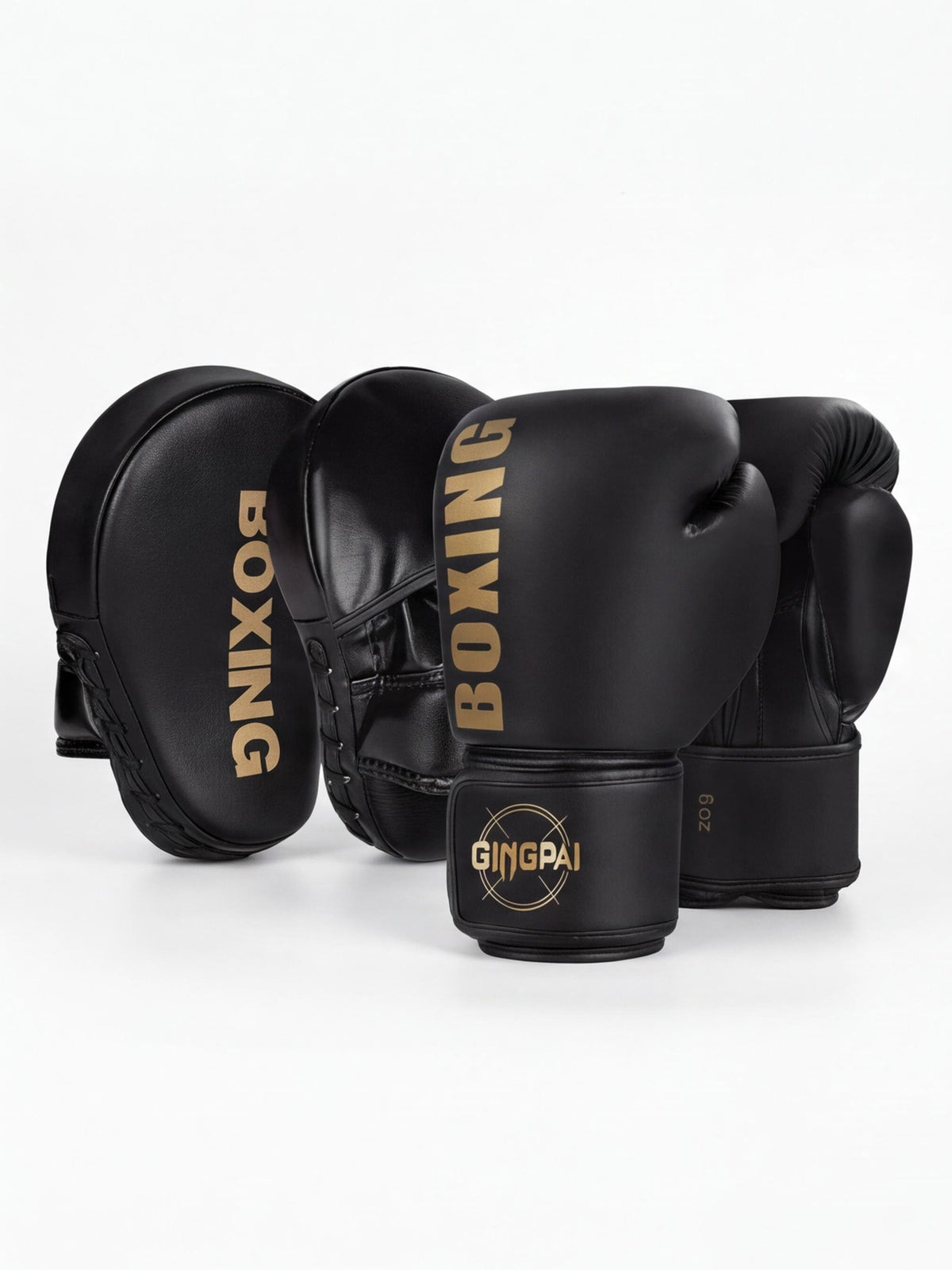 Boxing Gloves & Focus Mitt Training Set