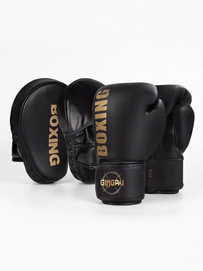 Boxing Gloves & Focus Mitt Training Set