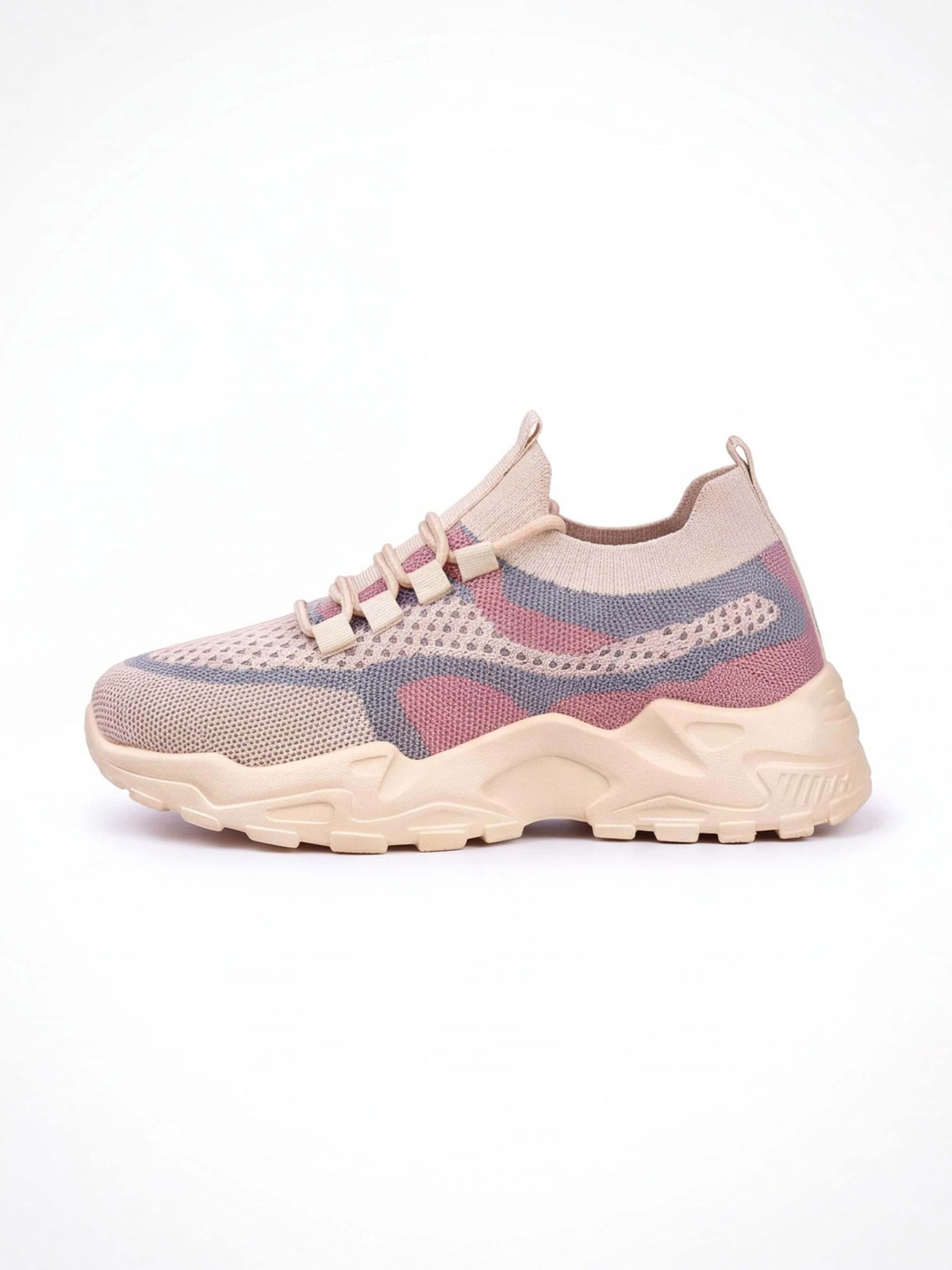 Sock-Fit Training Shoes with Elastic Lace System