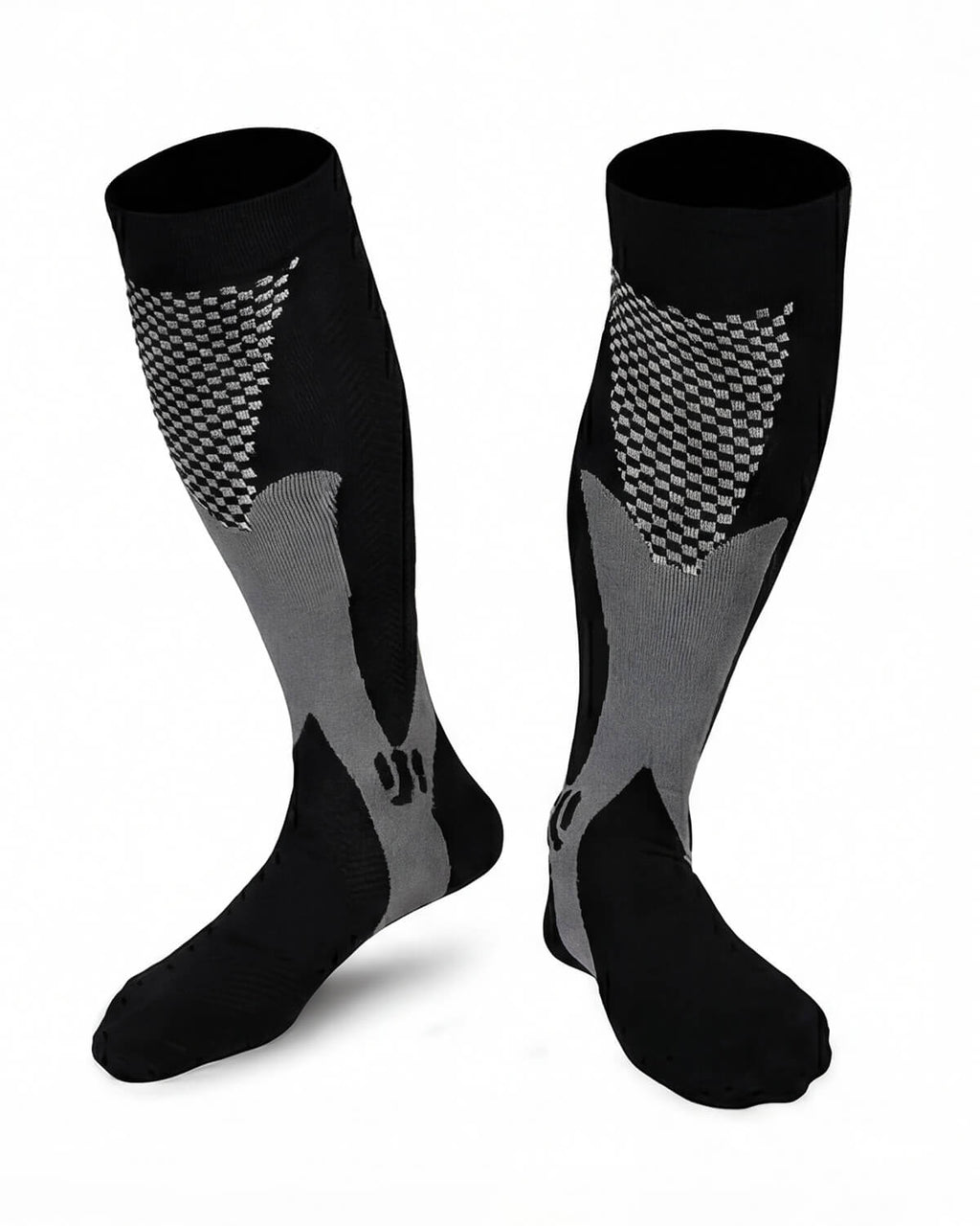 Unisex Knee-High Compression Socks 20–30 mmHg for Training