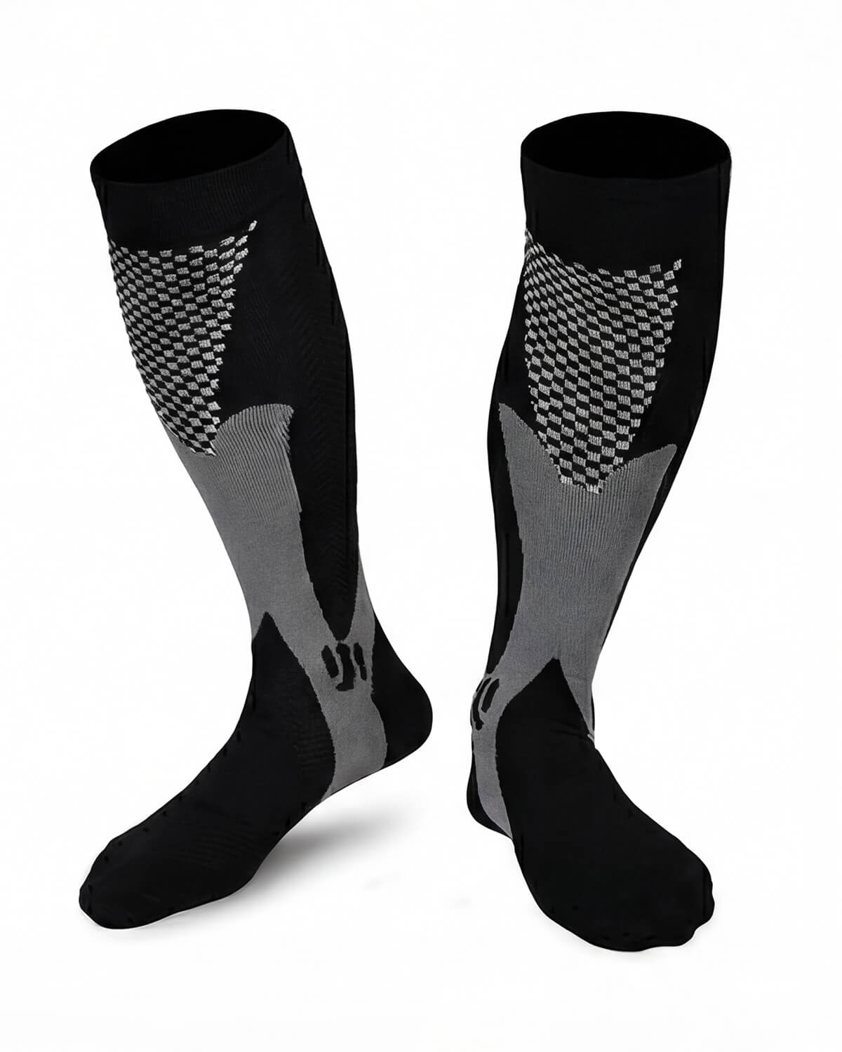 Unisex Knee-High Compression Socks 20–30 mmHg for Training
