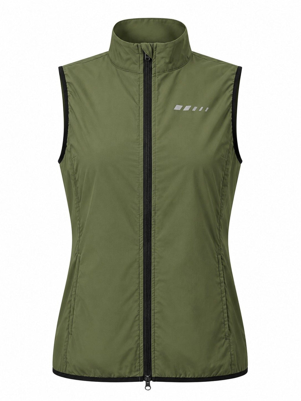 Women's Mesh-Back Cycling Wind Vest with Rear Pocket