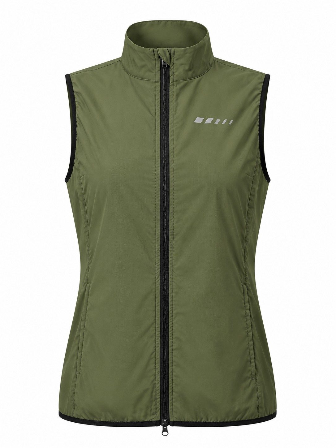 Women's Mesh-Back Cycling Wind Vest with Rear Pocket