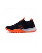 Gym Training Sneakers with Knit Upper and Cushioned Sole