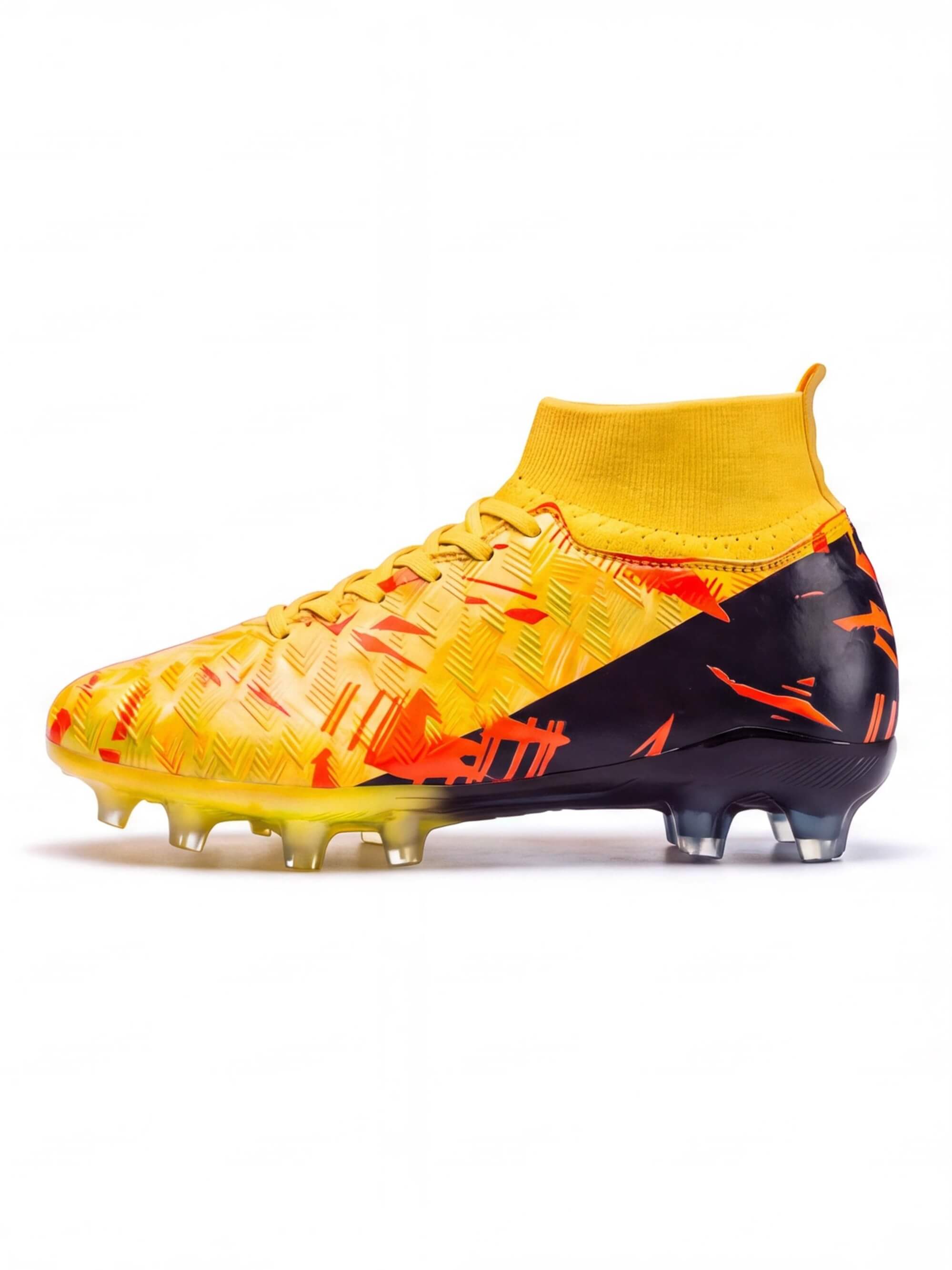Soccer Cleats for Training with High-Knit Collar