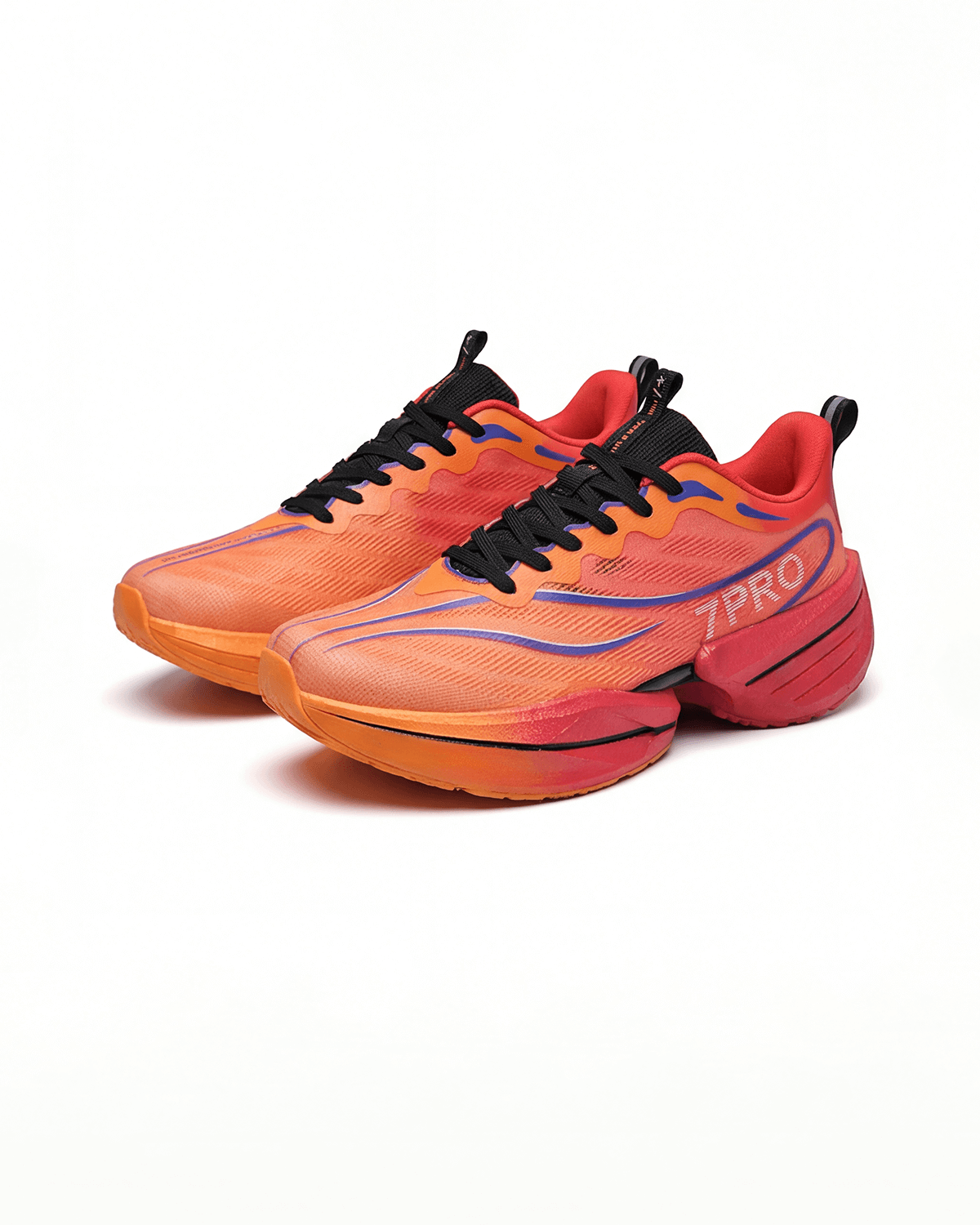 Lightweight Lace-Up Running Shoes with Cushioned Midsole