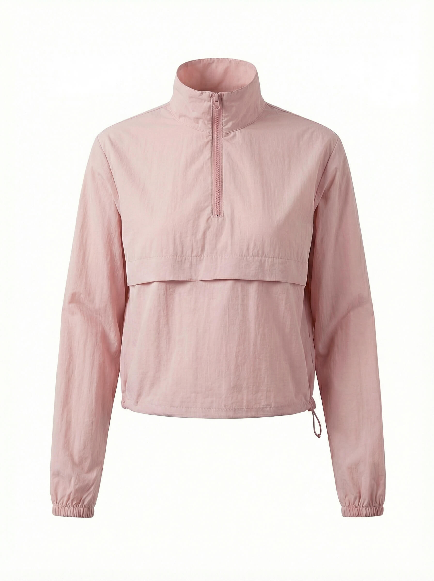 Women's Quarter-Zip Training Pullover with Adjustable Hem