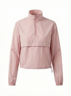 Women’s Quarter-Zip Training Pullover with Adjustable Hem