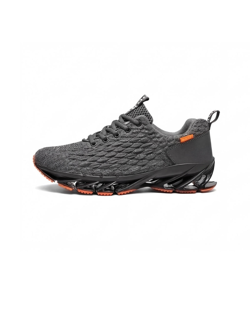 Knit Running Sneakers with Chunky Grippy Outsole