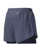 2-in-1 Running Shorts with Phone Pocket Liner