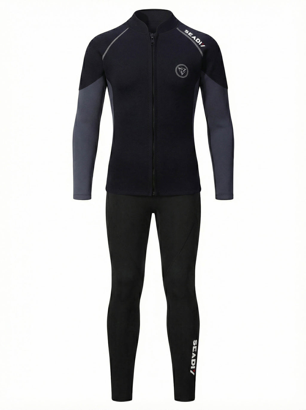 Men's 3mm Split Wetsuit Set with Zip Jacket