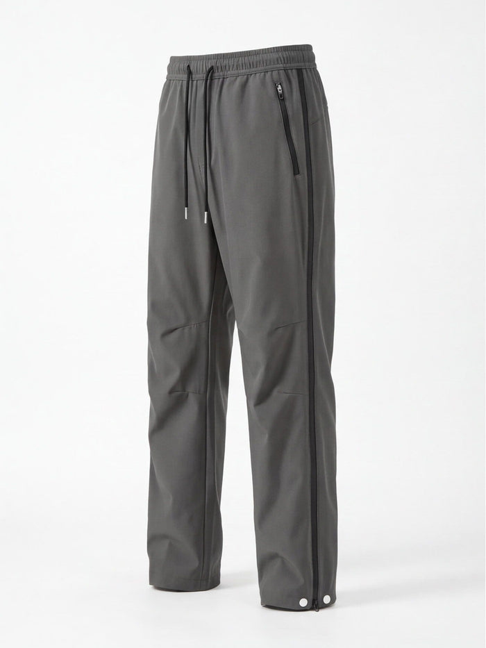 Side-Opening Hiking Rain Pants with Adjustable Hems