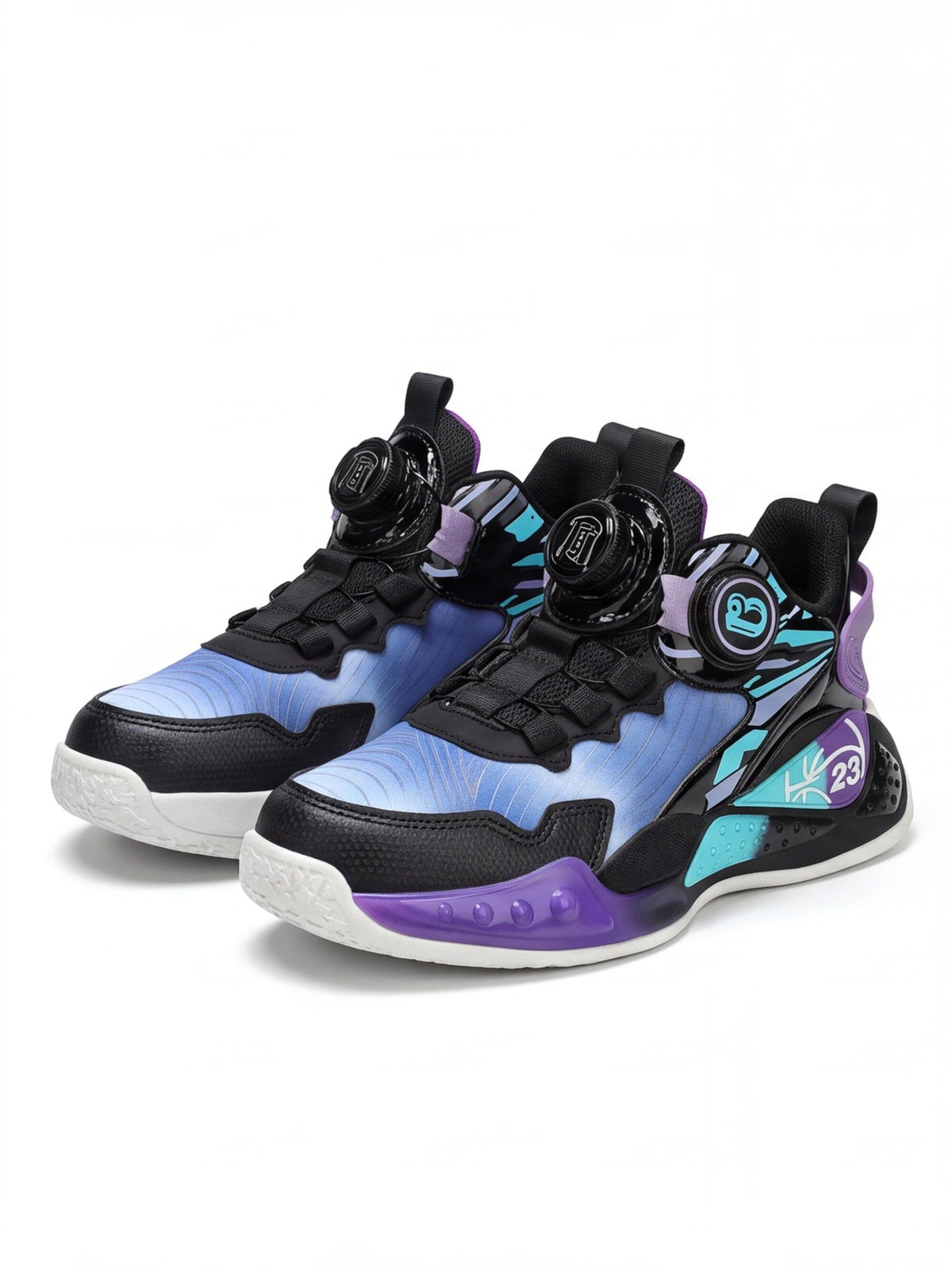 Kids' Dial-Closure Basketball Court Shoes