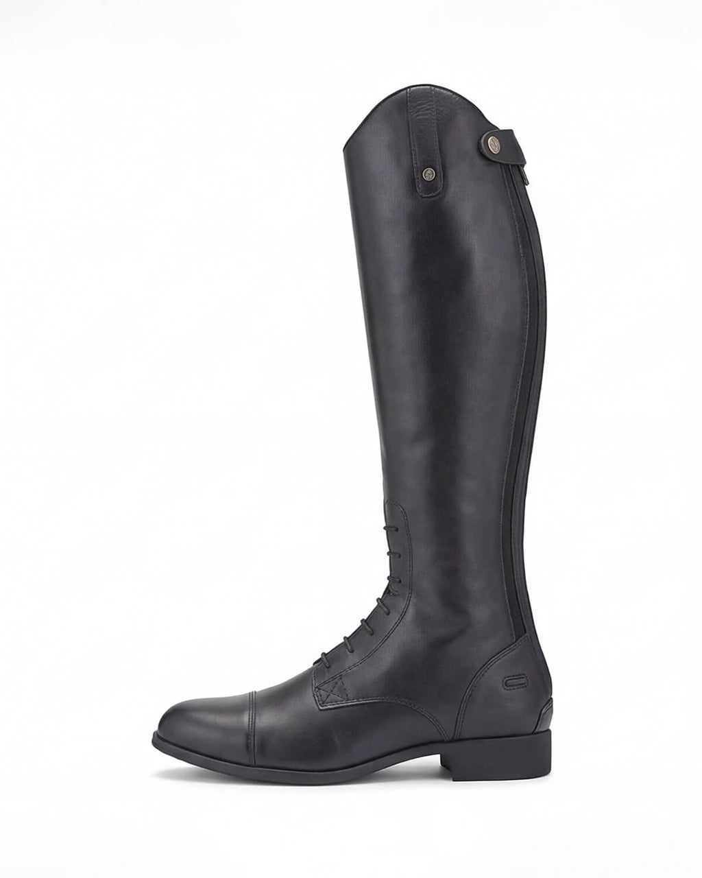 Tall Equestrian Riding Boots with Back Zipper