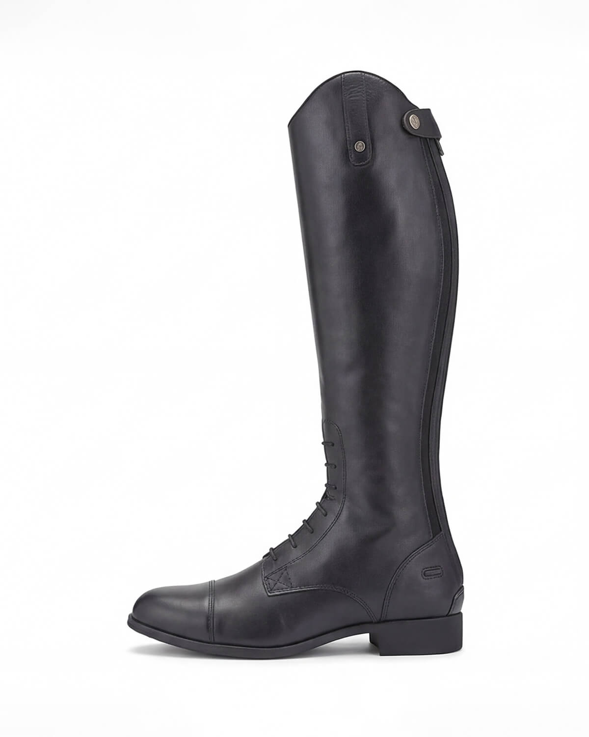 Tall Equestrian Riding Boots with Back Zipper