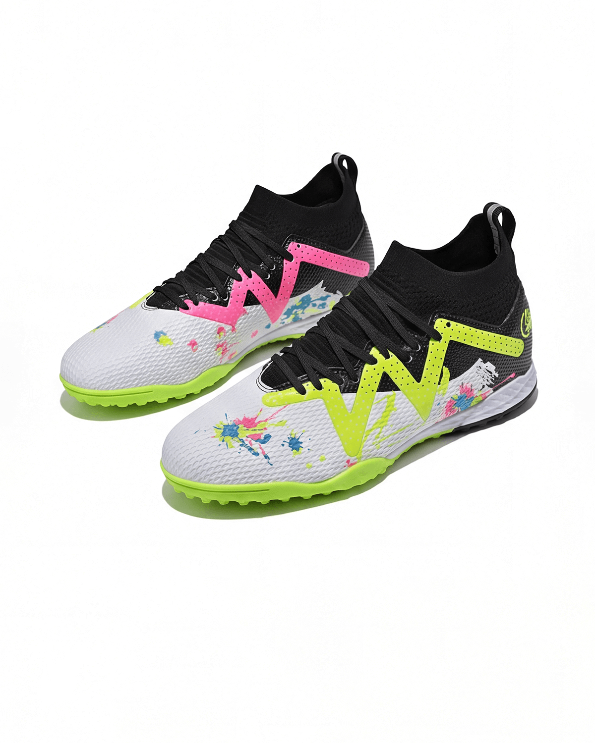 Soccer Turf Cleats with Sock Collar and Grip Sole