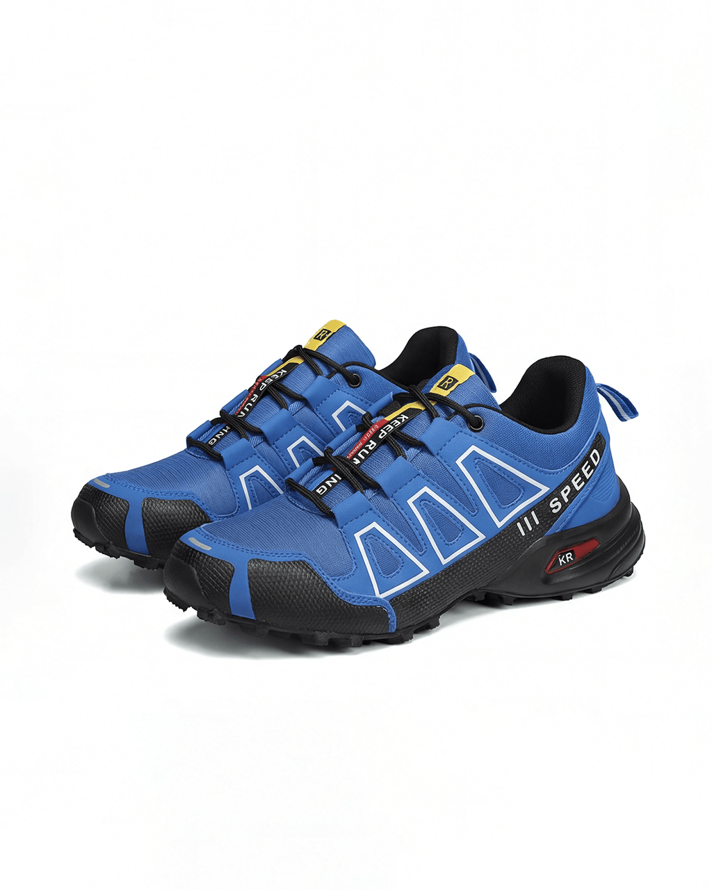 Outdoor Trail Shoes with Lugged Grip Sole