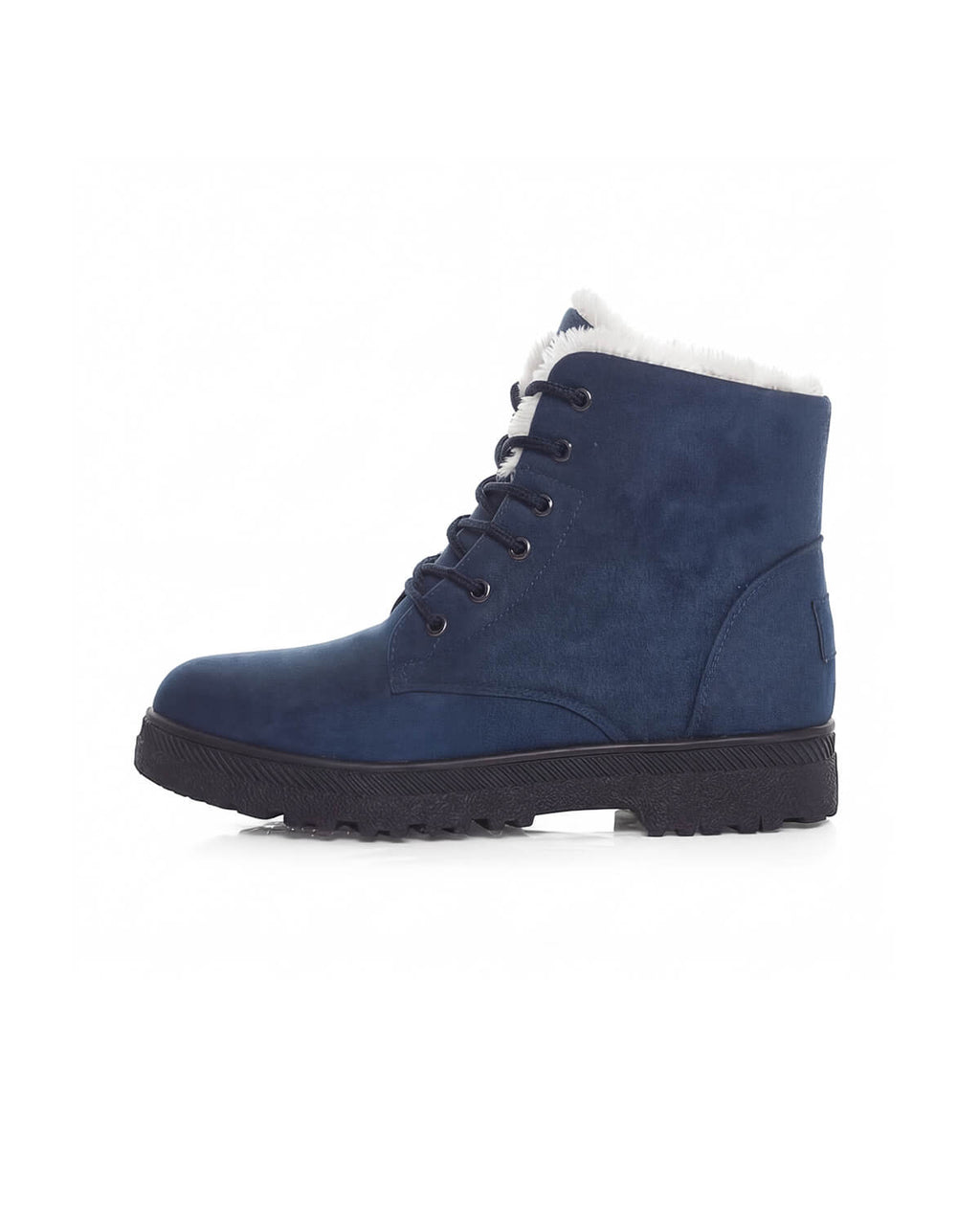 Lace-Up Winter Ankle Boots with Soft Lining