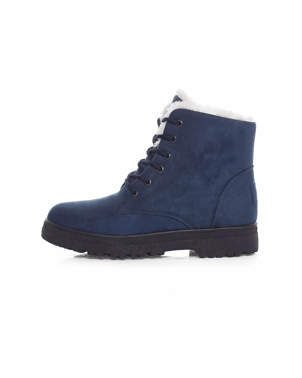 Lace-Up Winter Ankle Boots with Soft Lining