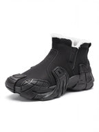Chunky Slip-On Ankle Sneakers with Sculpted Sole