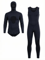Hooded Spearfishing Wetsuit with Chest Loading Pad
