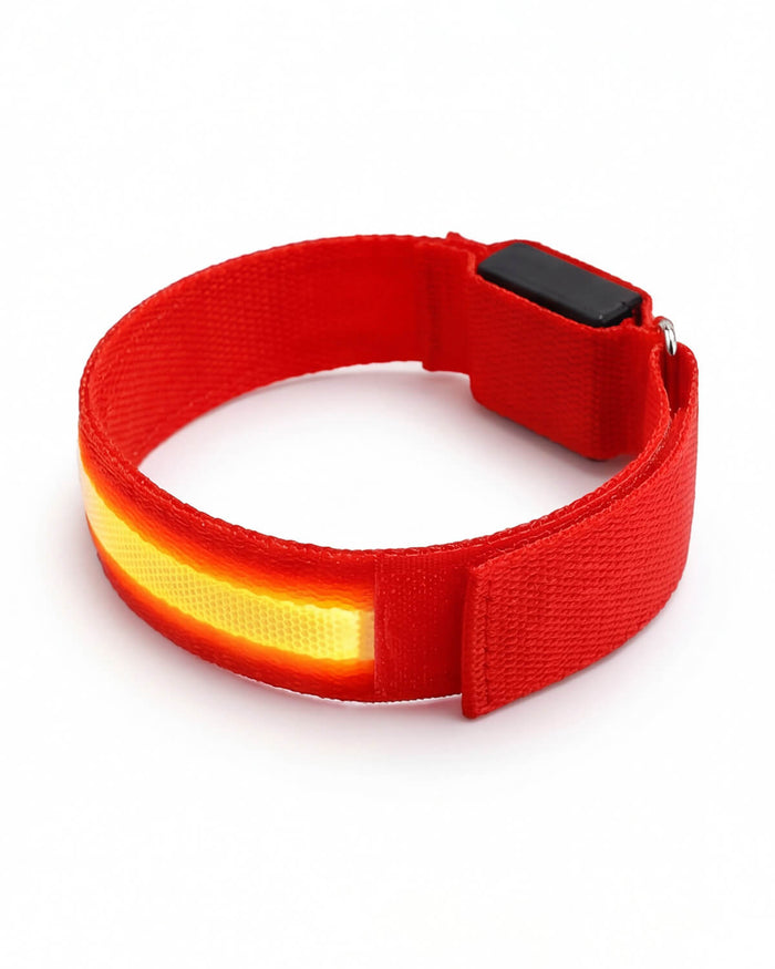 USB Rechargeable LED Reflective Armband for Night Running