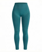 Women’s High-Waist Seamless Training Leggings with Sculpt Knit