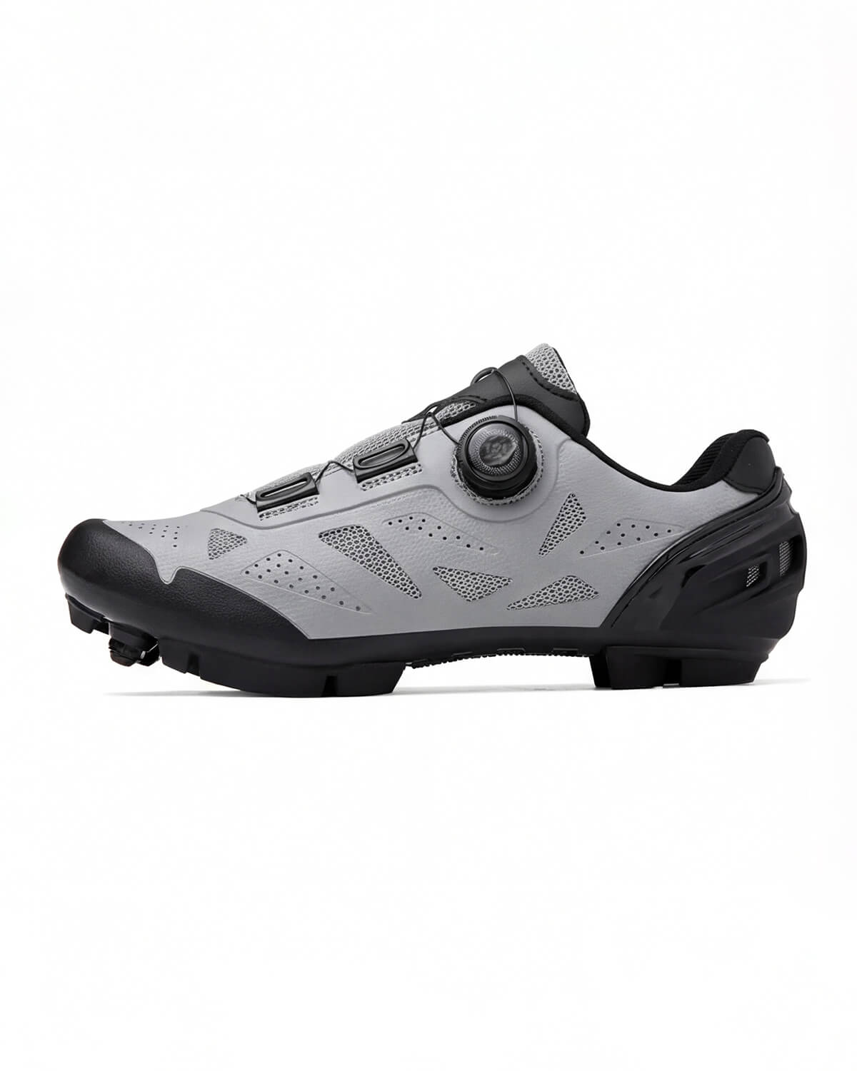 Cycling Shoes with Dial Closure and Cleat-Compatible Sole