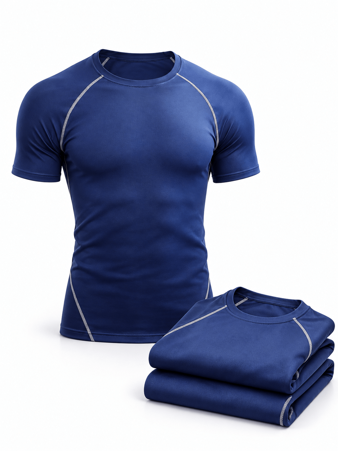 Men's Short Sleeve Compression Shirts 3-Pack