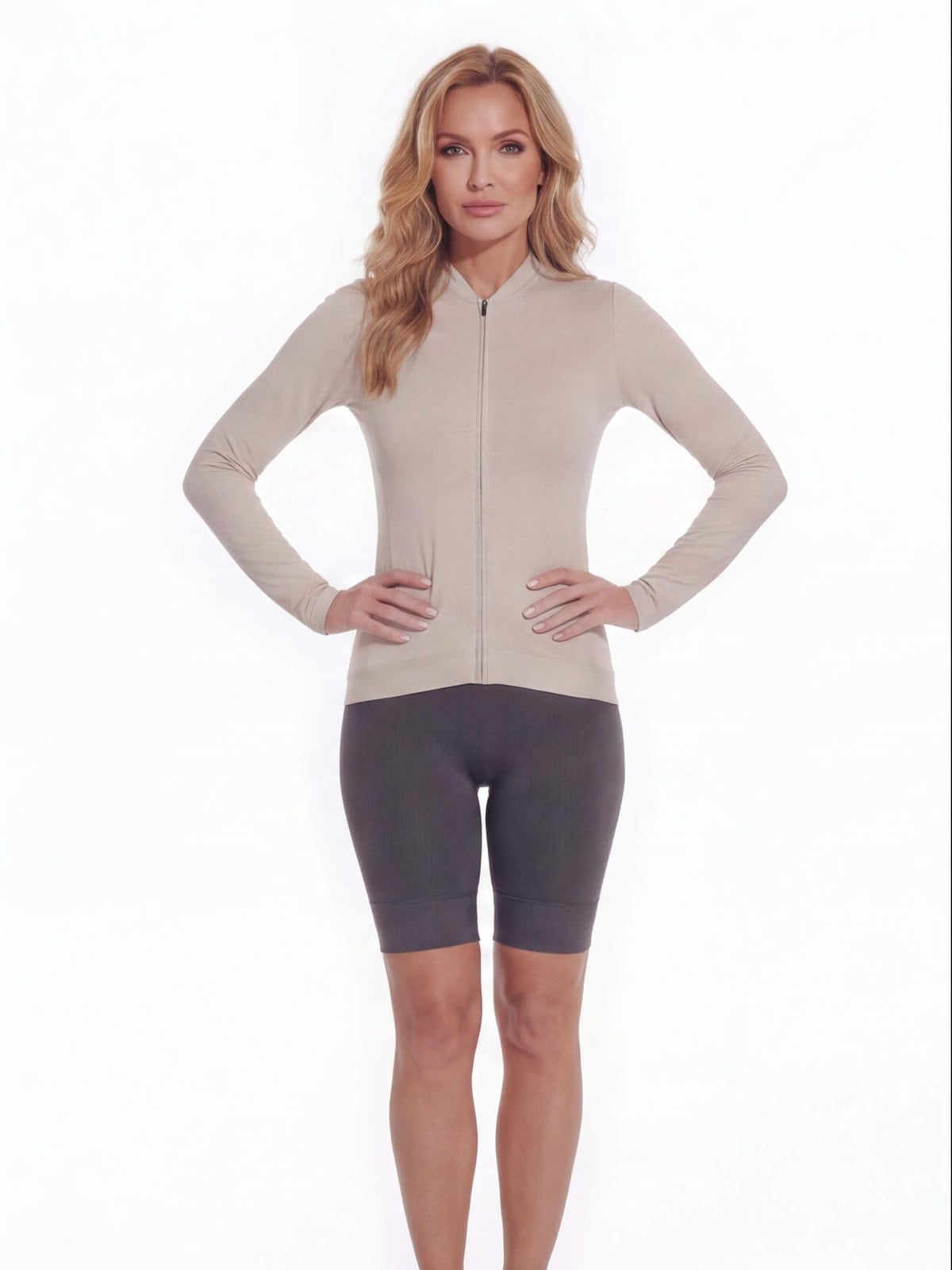 Men’s and Women’s SPF 50+ Full-Zip Cycling Jersey