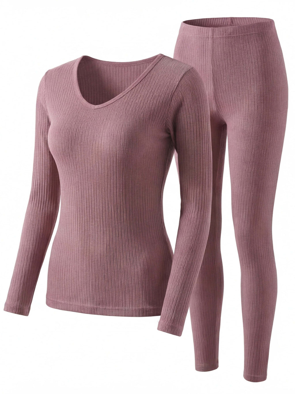 Women’s Thermal Base Layer Set with Ribbed Fit