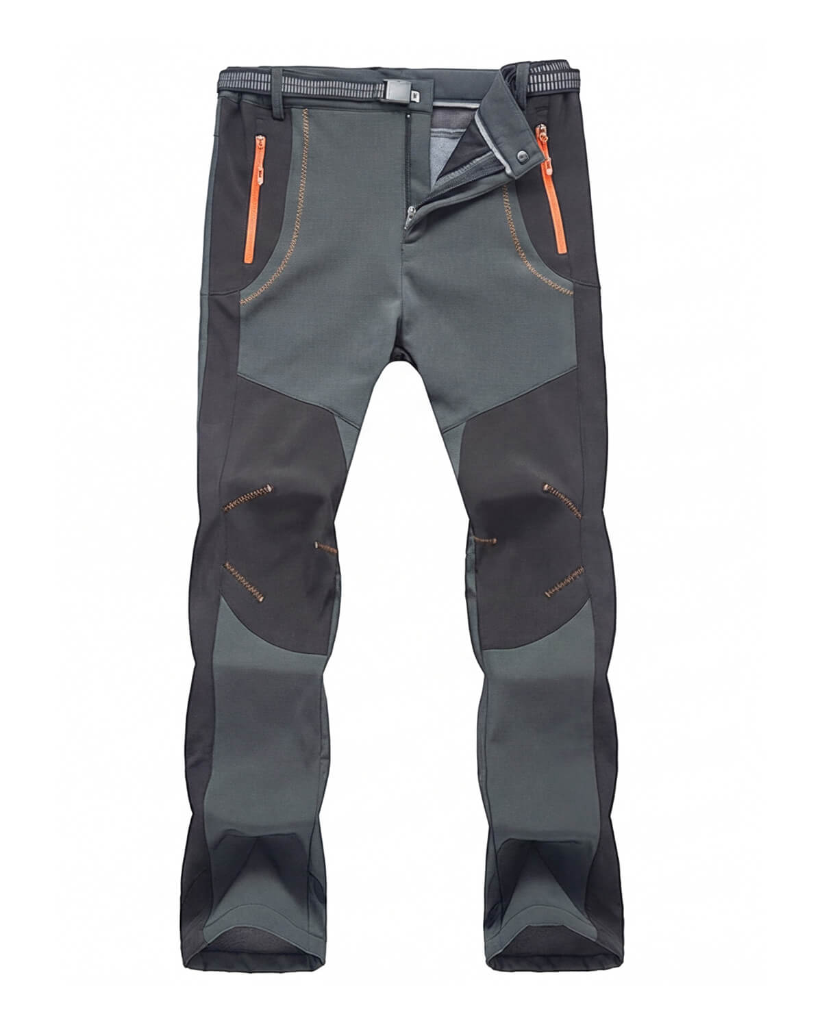 Fleece-Lined Hiking Pants with Zipper Pockets