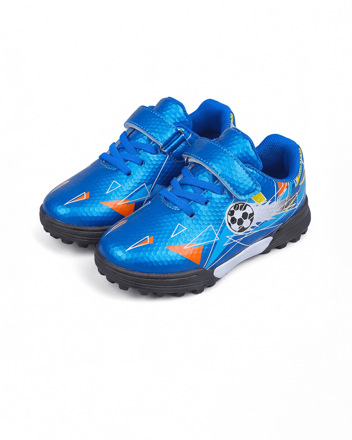 Kids Turf Soccer Shoes with Strap and Laces