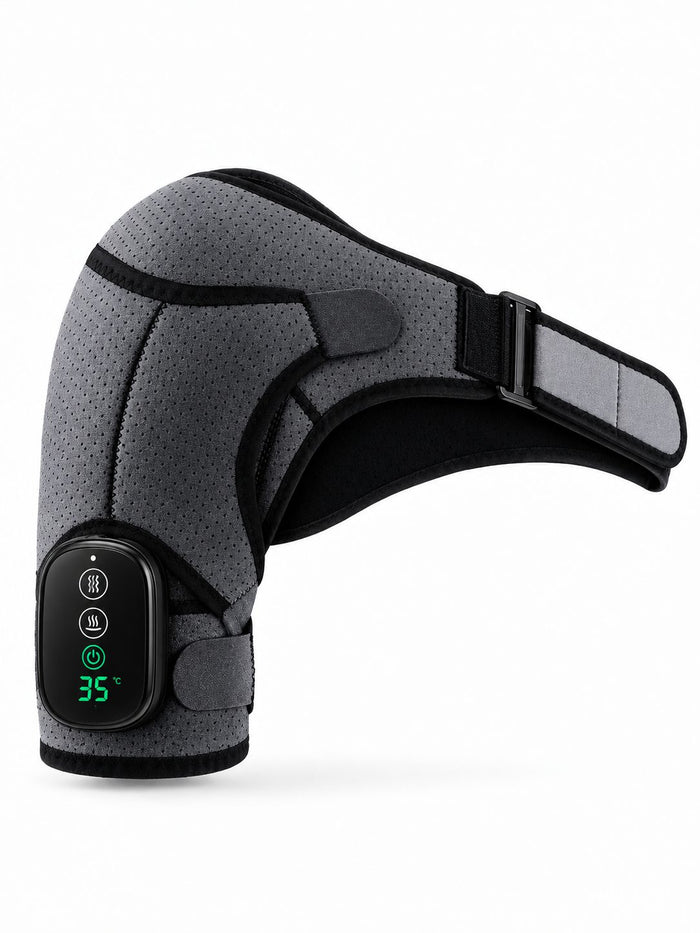 Rechargeable Heated Shoulder Support with Vibration