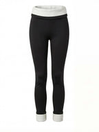 Fleece-Lined Leggings with High-Rise Waistband