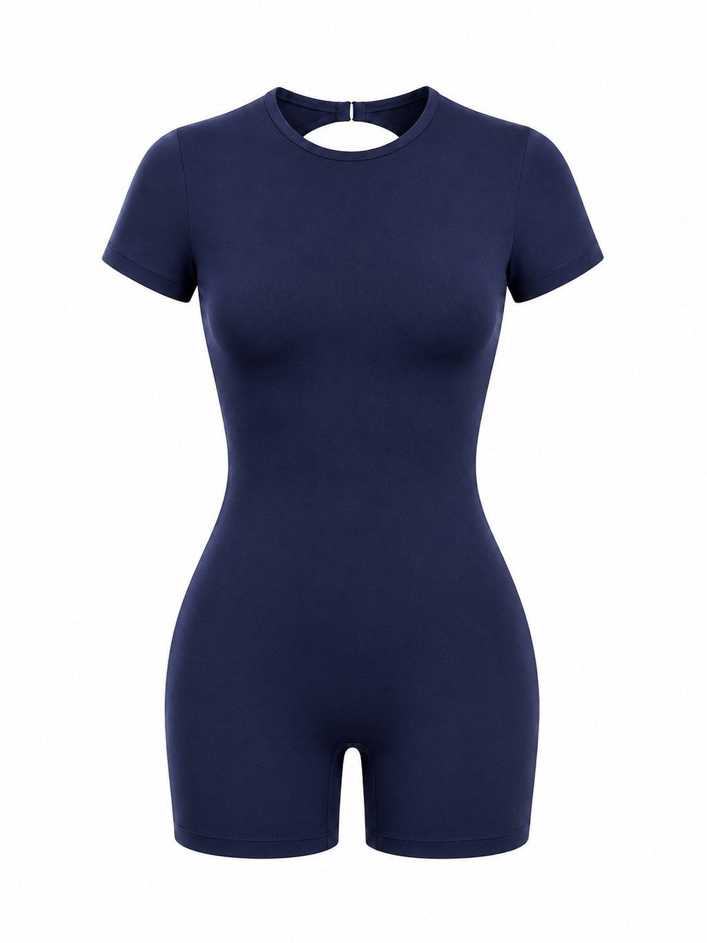 Women's Open-Back One-Piece Workout Romper